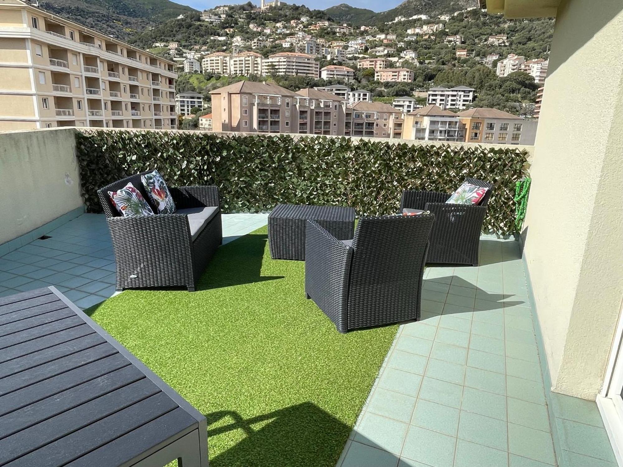 Grand T2 Proche Centre Ville, Vue Mer Et Montagne Bastia  Eksteriør billede